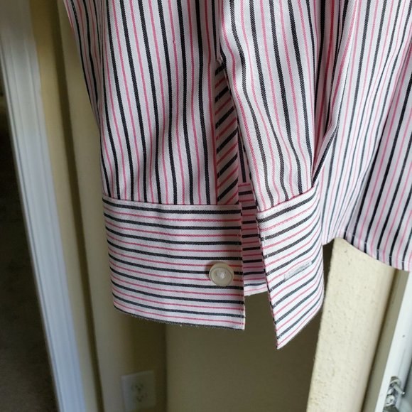 Kasper Women's Long Sleeve Button-down, Collared Shirt Sz 12 - Picture 8 of 13